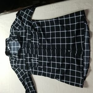 Notations button down shirt small